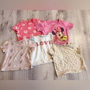 12 mo girls shirt lot